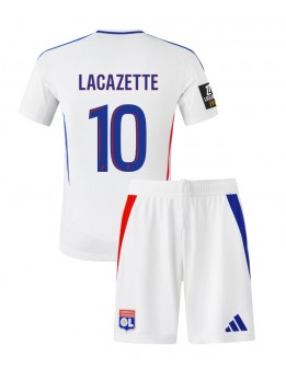 Olympique Lyonnais Alexandre Lacazette #10 Dječji Domaci Dres kompleti 2024-25 Kratak Rukavima (+ kratke hlače)